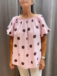 Rosa prickig blus