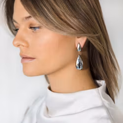 LUCKA 6 - Cannes örhängen silver - ord. pris 499 kr