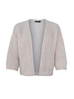 BCCASEY Champagne stickad kofta