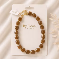Chunky halsband beige