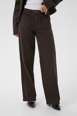 Raka mörkbruna jeans