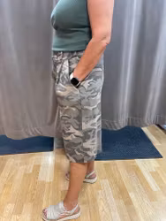 Kamouflage mönstrade shorts
