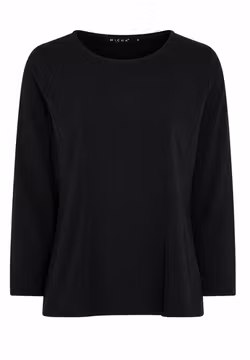 Svart peplum topp