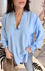 LUCKA 24 - Stina blus blå - ord. 399 kr