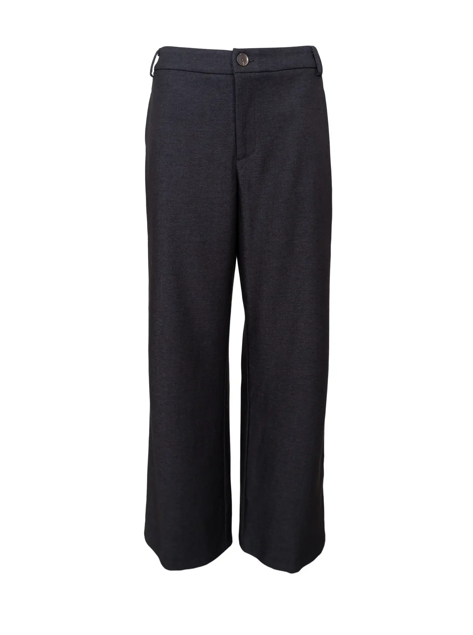 Svarta vida byxor med en skräddarsydd look