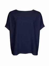 Marinblå T-shirt med lös passform
