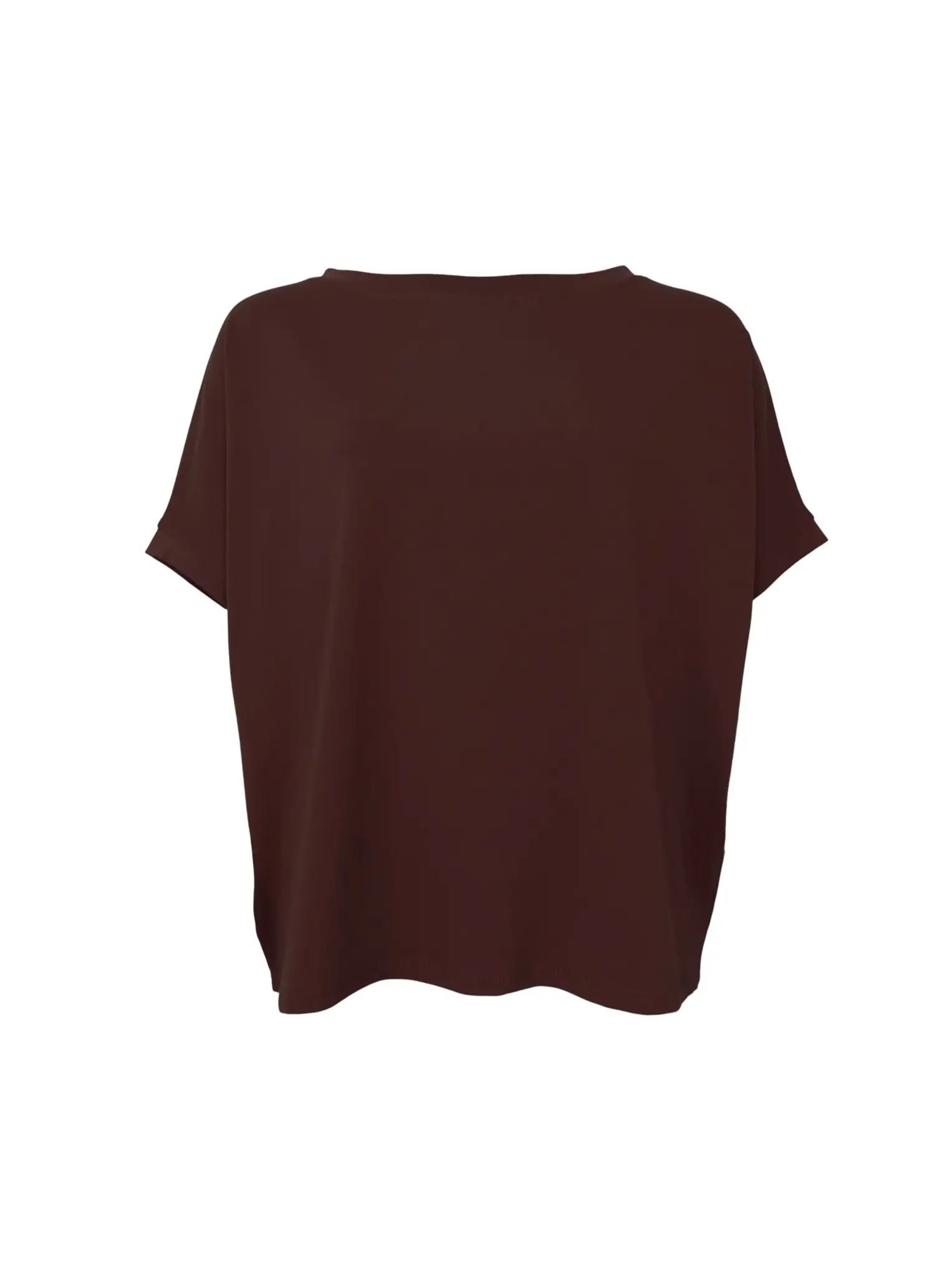 Brun T-shirt med lös passform