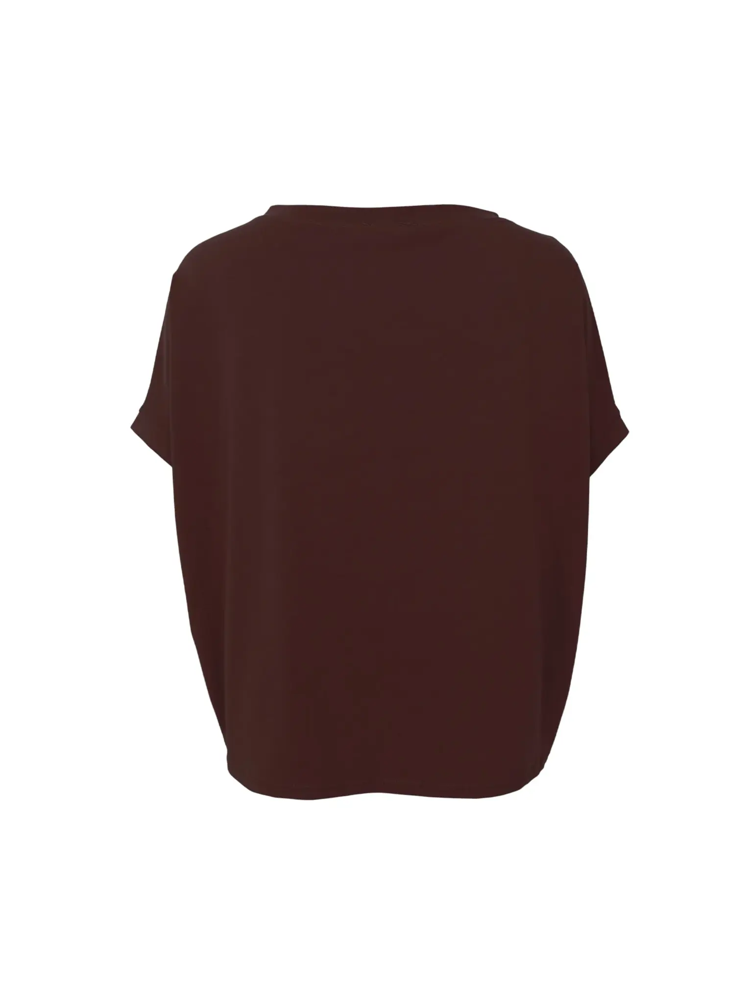 Brun T-shirt med lös passform