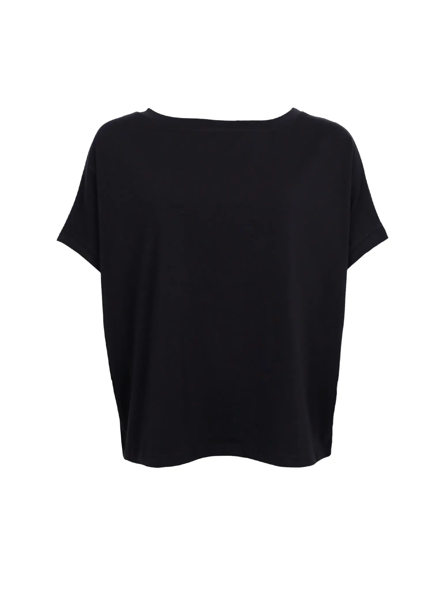 Svart T-shirt med lös passform