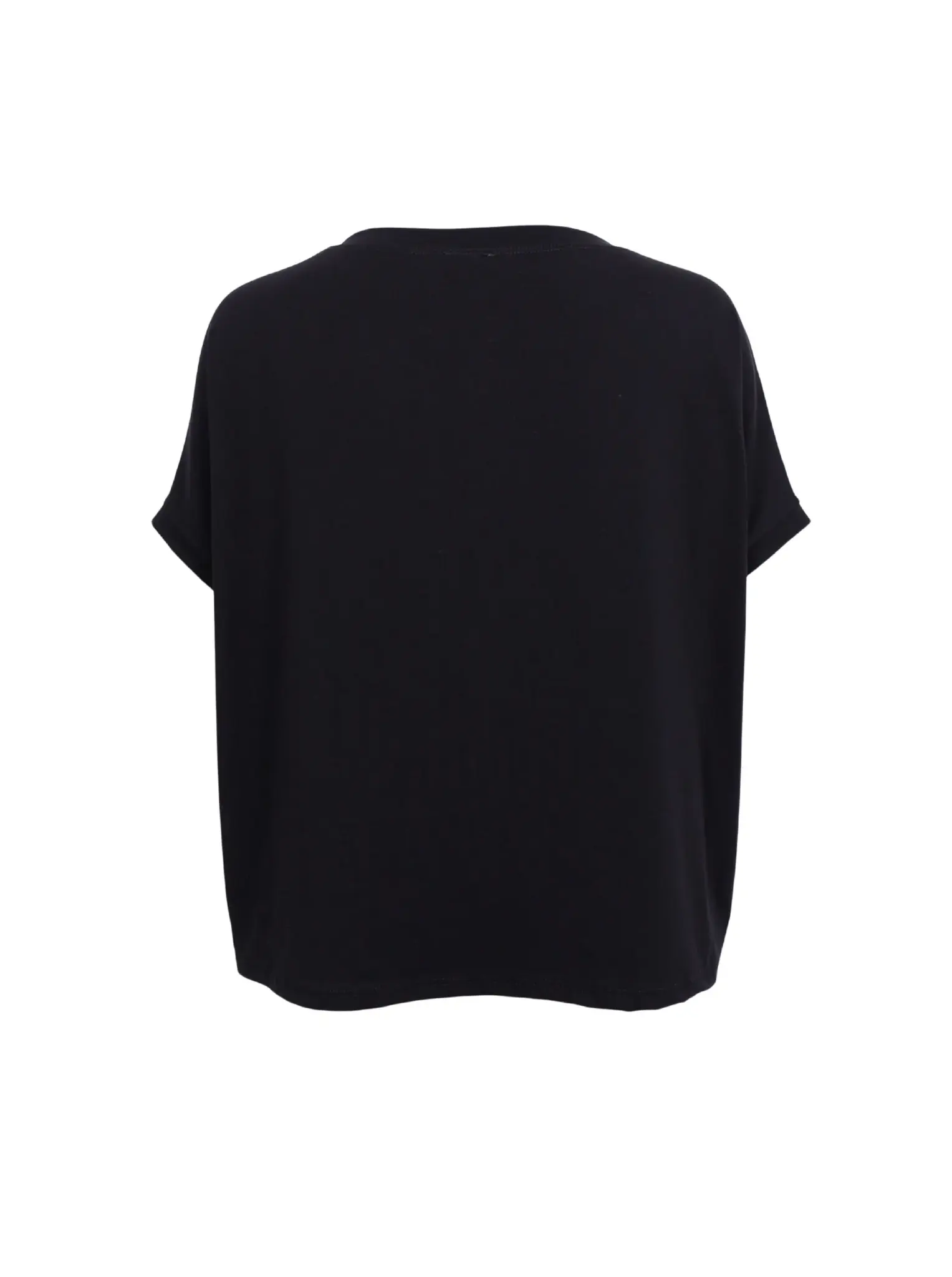 Svart T-shirt med lös passform