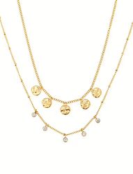 LUCKA 29 - Amalfi dubbel halsband guld - ord. 499 kr