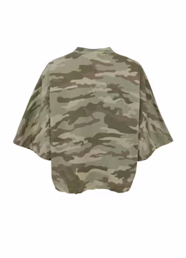 BCALLY Camouflage skjortjacka