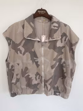 MdcSilver Beige camo väst