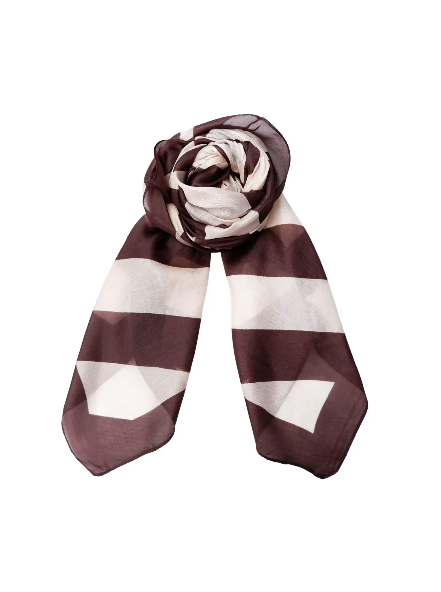 BCNALIRA brun scarf i silke
