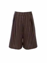 BCPETA Brun randiga cityshorts