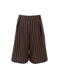 BCPETA Brun randiga cityshorts