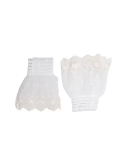 BCREEVA Off white spetsmanschetter