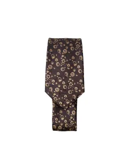 BCLULU Brun slips med blommor