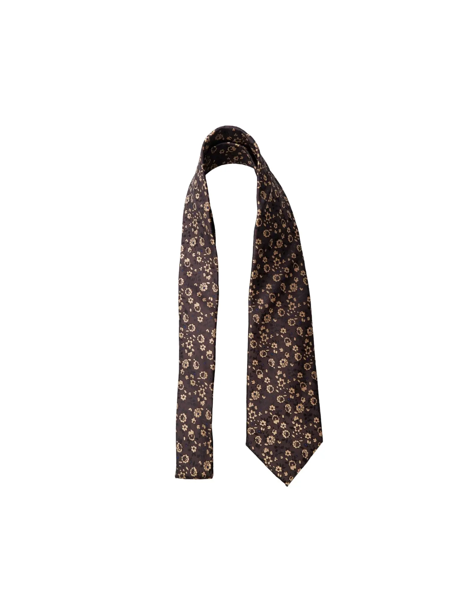 BCLULU Brun slips med blommor