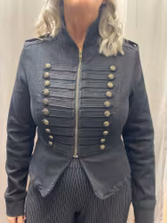 Svart napoleon jacka