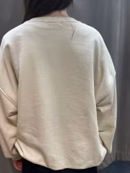 Club Amour Sweatshirt i beige och brun