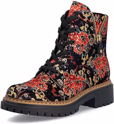 Blommönstrade boots