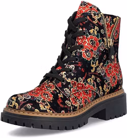 Blommönstrade boots