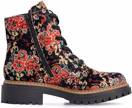 Blommönstrade boots