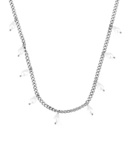 Sanremo charm halsband silver
