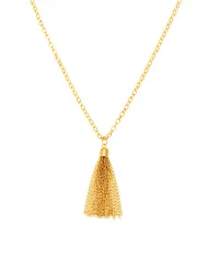Tassel halsband guld