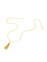 Tassel halsband guld