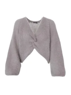 BCBJOERK Taupe mohairbolero
