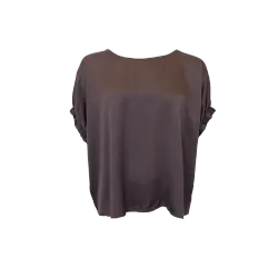 BCMABEL Coffee satinblus