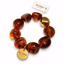 Armband Amber guld