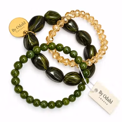 Gröna armband 3p
