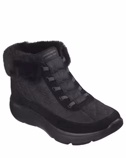 Svarta varmfodrade boots slip-ins