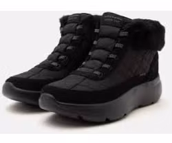 Svarta varmfodrade boots slip-ins