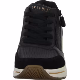 Skechers svarta sneakers med dragkjedja