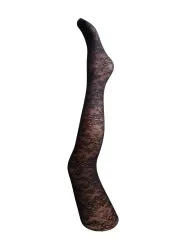 BCBELLE flower tights - Svart