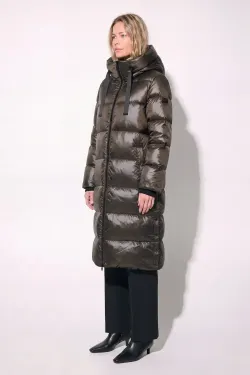 Camila Shine Coat Espresso