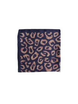 BCALICIA Mönstrad svart satinscarf