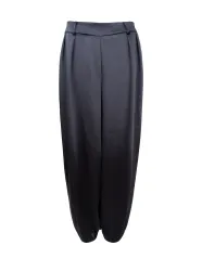 BCLUCINDA Svarta satin ballongbyxor