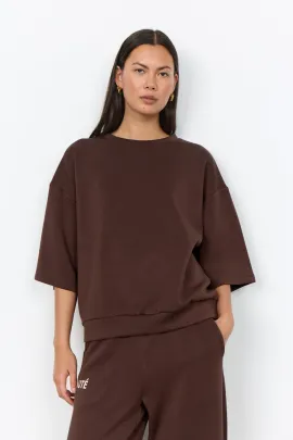SC-JANNY Mörkbrun T-shirt i banu kvalité
