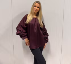 Viola blus vinröd