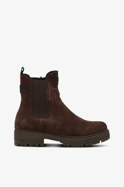 Bruna Chelseaboots i mockaimitation