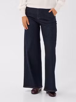 KAhally Mörkblå vida jeans