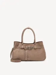 TAS Melina Beige handväska med nitar