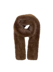 BCKALINA Fluffig halsduk Coffee