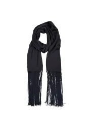 BCMONIQUE Satinscarf med fransar