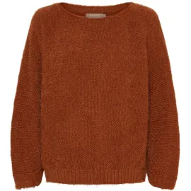 MdcAnouk Tegelfärgad fluffig tröja